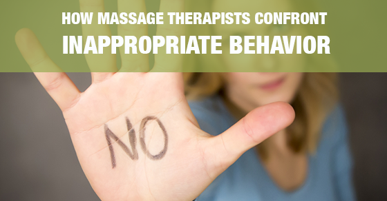 What Is Inappropriate During A Massage?