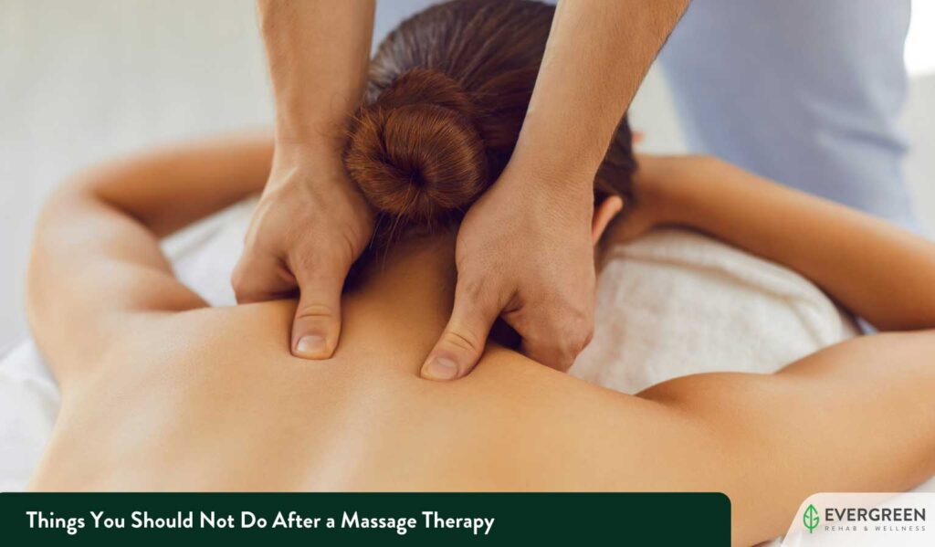 What You Should Do After A Massage?