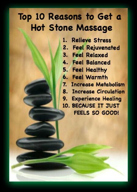 Discover the Advantages of Hot Stone Massage